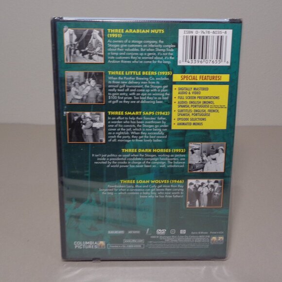 THE THREE STOOGES / Three Smart Saps / New DVD / Special Features / 5 Episodes - Picture 3 of 7